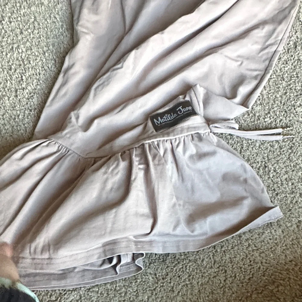 Matilda Jane purple/gray Ruffle Flare Pants - Picture 6 of 7